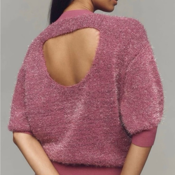 Maeve By Anthropologie Elegant Mauve Knit Sweater - Picture 2 of 11